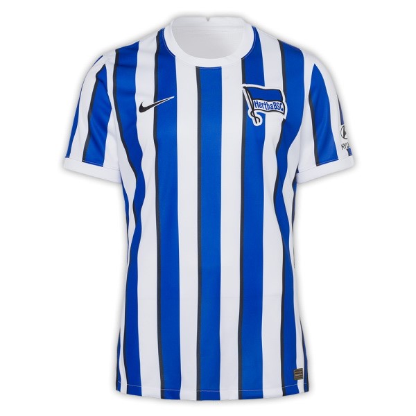 Camiseta Hertha Berlín Replica Primera Ropa 2020/21 Azul Blanco